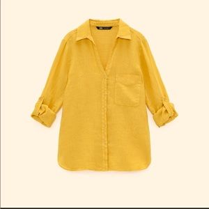 Zara Linen Top